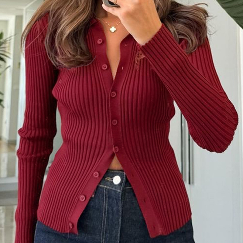 Риза от вискоза, едноцветна, дълги ръкави, поло яка, основен състав 95%+