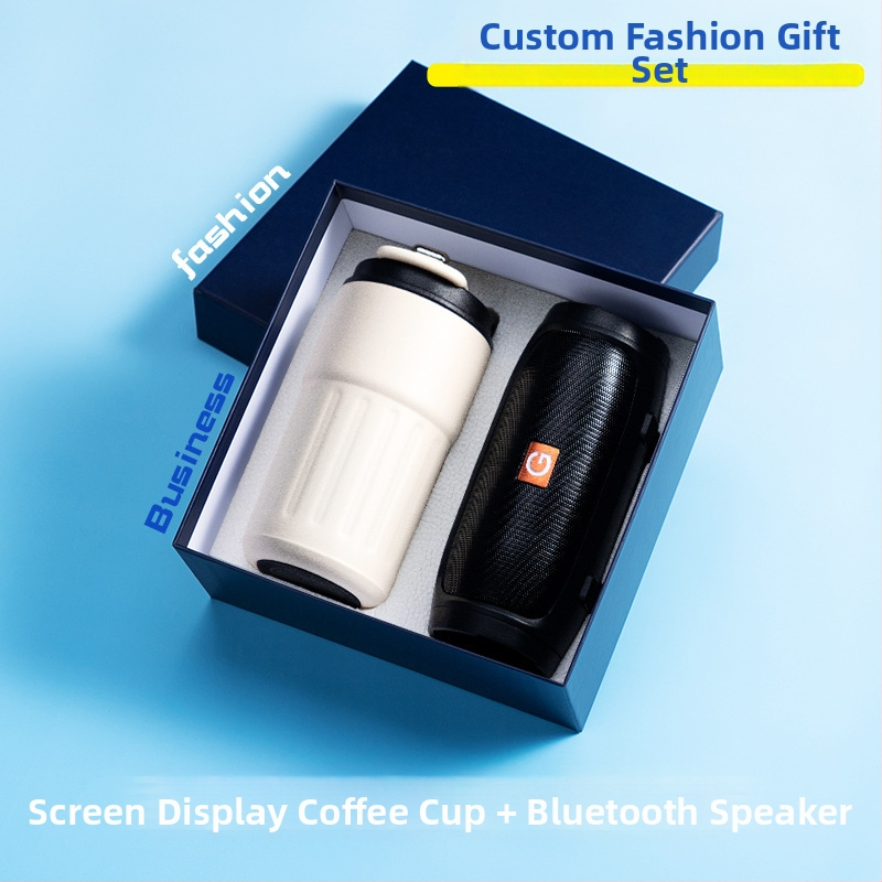 Good luck verslo dovanos komplektas iš metalo, šiuolaikiškas minimalistinis stilius, pritaikytas logotipas suvenyras