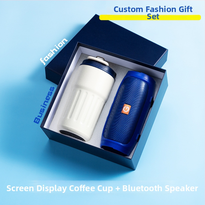 Good luck verslo dovanos komplektas iš metalo, šiuolaikiškas minimalistinis stilius, pritaikytas logotipas suvenyras