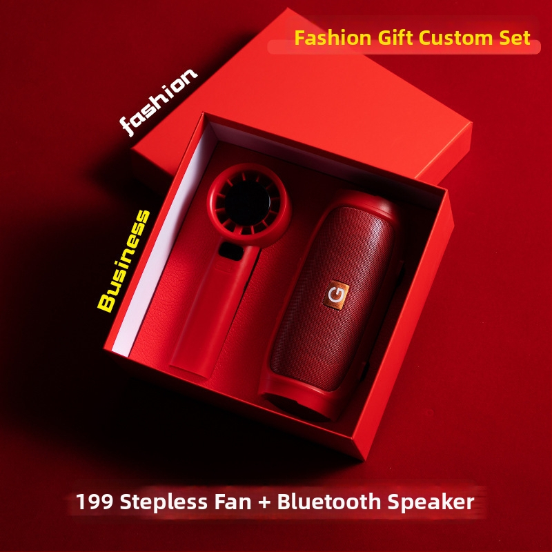 Good luck verslo dovanos komplektas iš metalo, šiuolaikiškas minimalistinis stilius, pritaikytas logotipas suvenyras