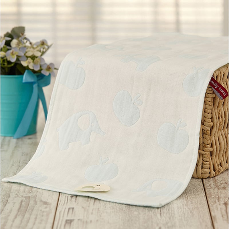 Kūdikio veido rankšluostis – 100% medvilnė, žakardinė audinys, 80–100 g, vaikams