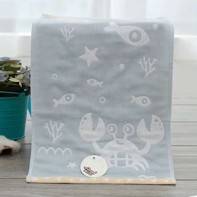 Kūdikio veido rankšluostis – 100% medvilnė, žakardinė audinys, 80–100 g, vaikams