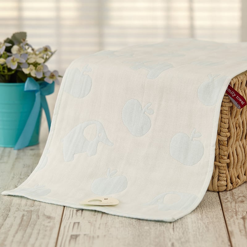 Kūdikio veido rankšluostis – 100% medvilnė, žakardinė audinys, 80–100 g, vaikams