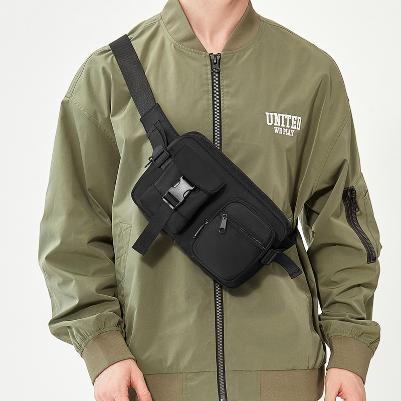 Meeste õlakott End&start — tänavustiil, Oxford-kangas, veekindel, kergendab koormust