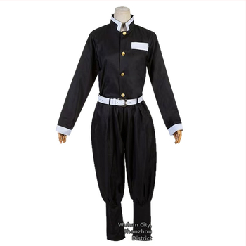 Demon Slayer cosplay Haori su pūkuotomis rankovėmis; poliesteris 50–70%; japonų stilius; žaidimų ir anime vaidmenims; Dreamland prekės ženklas; ruduo 2025