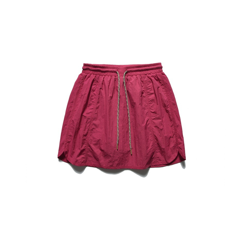 Α-γραμμής μίνι φούστα για τένις, κοντή γραμμή, νάιλον 95%+, εκτυπωμένα στοιχεία, casual στυλ Ιαπωνο-Κορεατικό