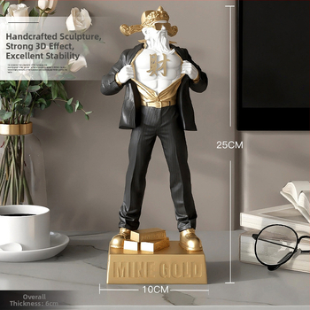 Raumenų Turto Dievo skulptūra | Derva, dažyta apdaila, šiuolaikinis minimalistinis dizainas | ideali dovana naujam namui