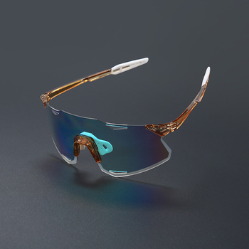 Dviračių akiniai UV400, vėju atsparūs, keičiančių spalvų lęšiai, suderinami su dioptriniais akiniais, reguliuojami nosies pagalvėlės (Modelis S5)