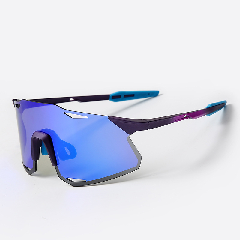 Dviračių akiniai UV400, vėju atsparūs, keičiančių spalvų lęšiai, suderinami su dioptriniais akiniais, reguliuojami nosies pagalvėlės (Modelis S5)