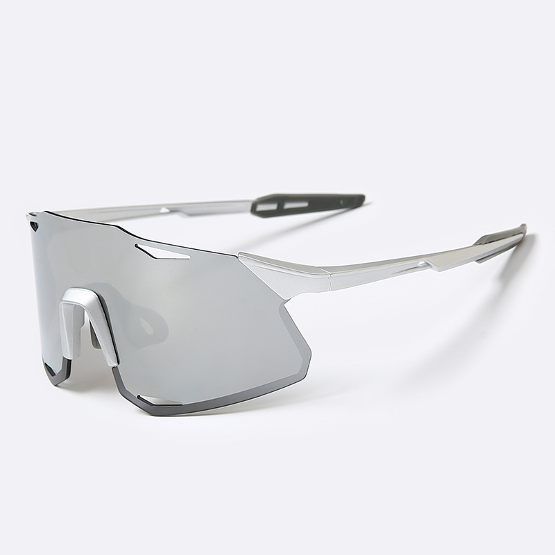 Dviračių akiniai UV400, vėju atsparūs, keičiančių spalvų lęšiai, suderinami su dioptriniais akiniais, reguliuojami nosies pagalvėlės (Modelis S5)