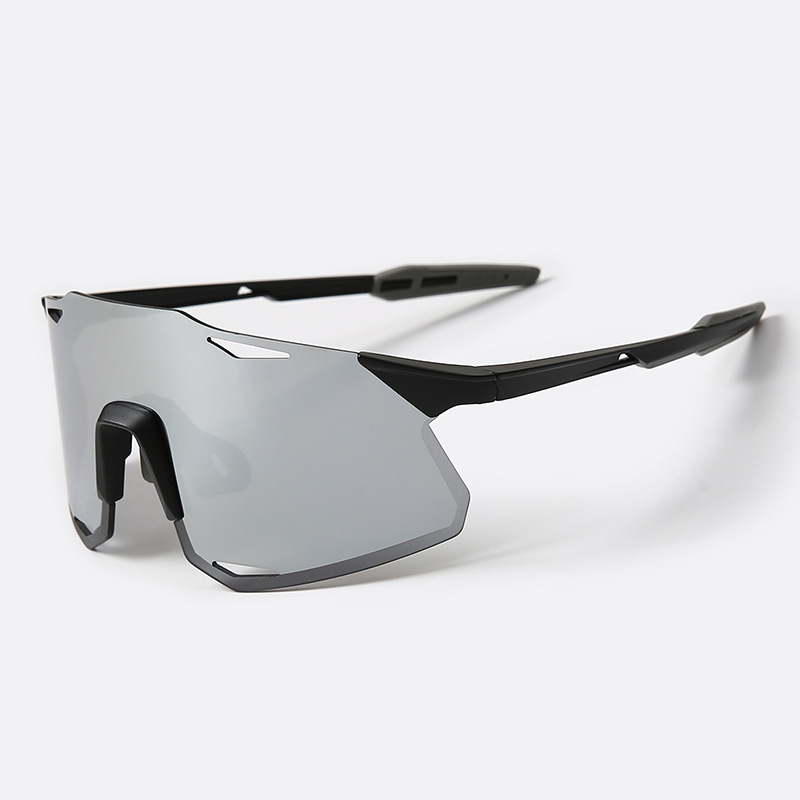 Dviračių akiniai UV400, vėju atsparūs, keičiančių spalvų lęšiai, suderinami su dioptriniais akiniais, reguliuojami nosies pagalvėlės (Modelis S5)