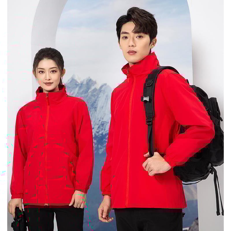 Мъжко яке за пролет и есен: леко, водоустойчиво и ветроустойчиво, дишащо, полиестерна външна материя, със стояща яка