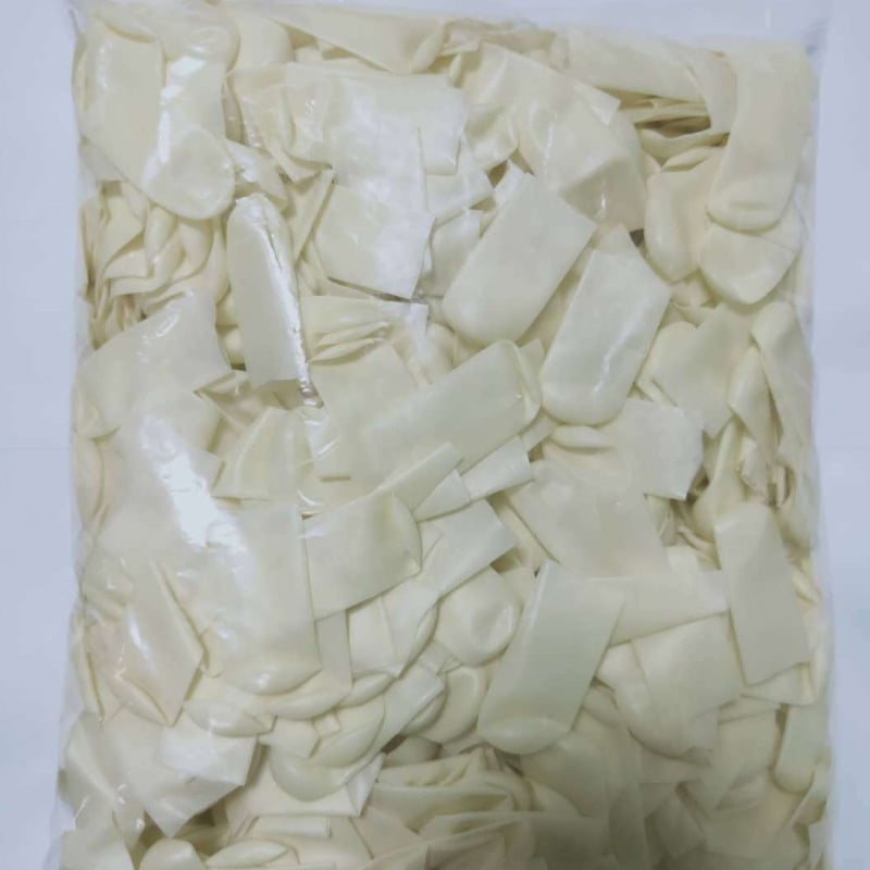 Vienkartiniai pirštų gaubteliai be halogenų iš latekso, antistatistiniai, pramoninei tiksliai elektronikai, SN prekės ženklas