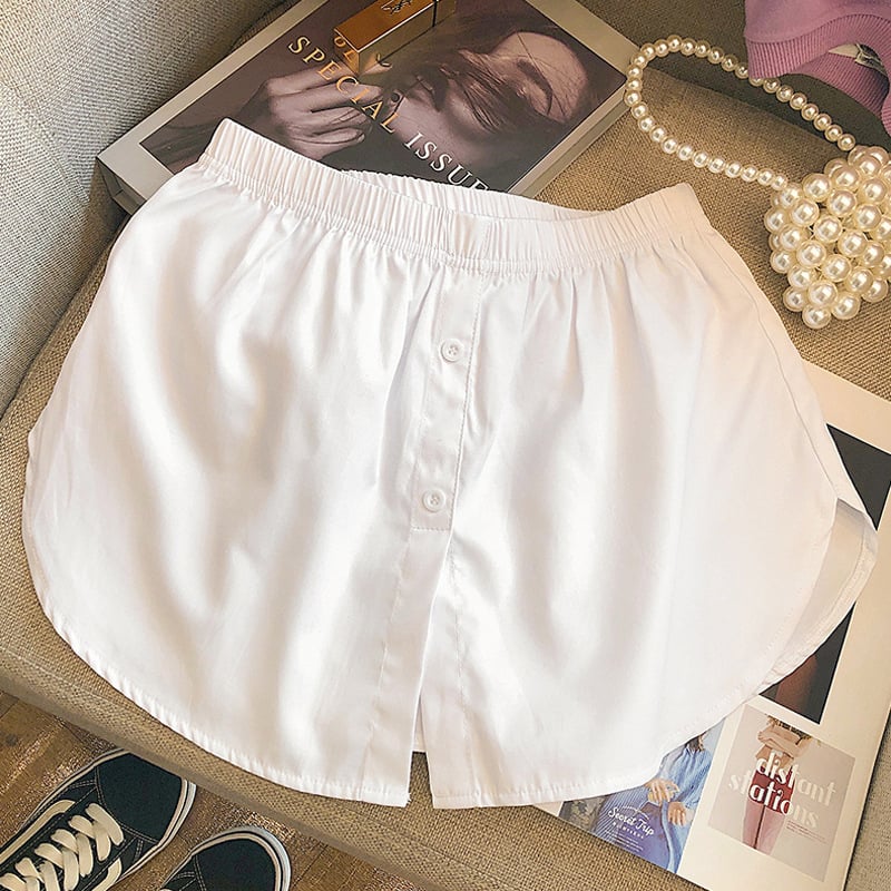 Γυναικεία πολυεπίπεδη χειμερινή φούτερ με κοντή φούστα Α-γραμμής overlay | μονόχρωμο ύφασμα, πολυεστέρας 90–95% + ελαστάν <30%, μίμηση βαμβακιού