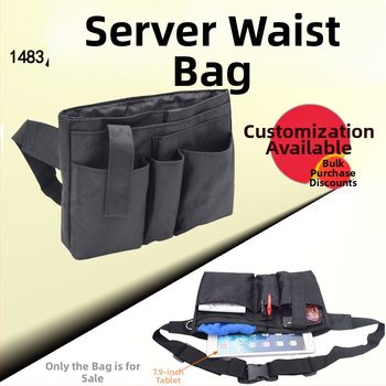 Juosmens saugyklos krepšys plaukų ir makiažo stilistams, modelis 1483-1, kubo formos, Oxford audinys, daugiafunkcinė, kelionėms