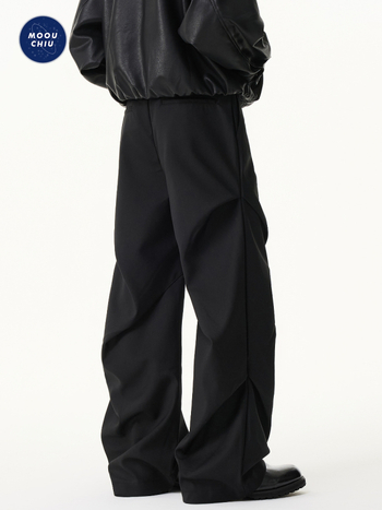 Vyrams skirtos kasdieninės kelnės su fliso pamušalu, laisvas kirpimas, vidurio juosmens, užtrauktukas, poliesterio mišinys