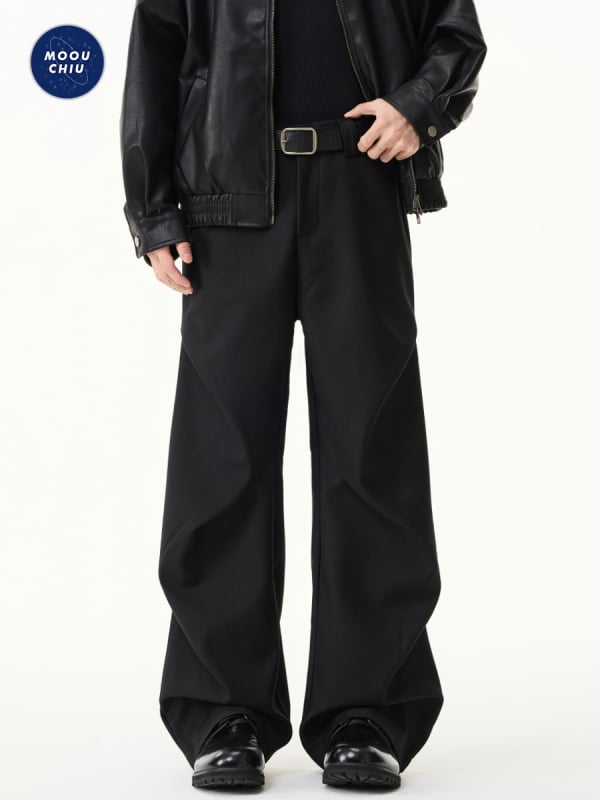 Vyrams skirtos kasdieninės kelnės su fliso pamušalu, laisvas kirpimas, vidurio juosmens, užtrauktukas, poliesterio mišinys