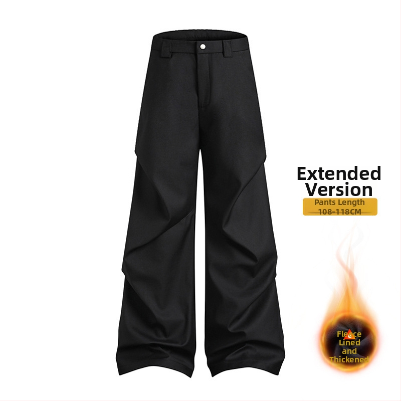 Vyrams skirtos kasdieninės kelnės su fliso pamušalu, laisvas kirpimas, vidurio juosmens, užtrauktukas, poliesterio mišinys