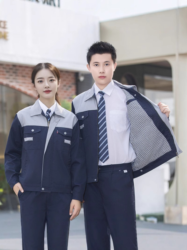 Vyriskas medvilninės darbo kombinezonas - dvigubo sluoksnio, storas, priešgaisrinis suvirinimui, gamykla (Sudėtis: 100% medvilnė; Funkcija: priešgaisrinis; Panaudojimas: suvirinimas, mašinų remontas; Kategorija: darbo apranga)