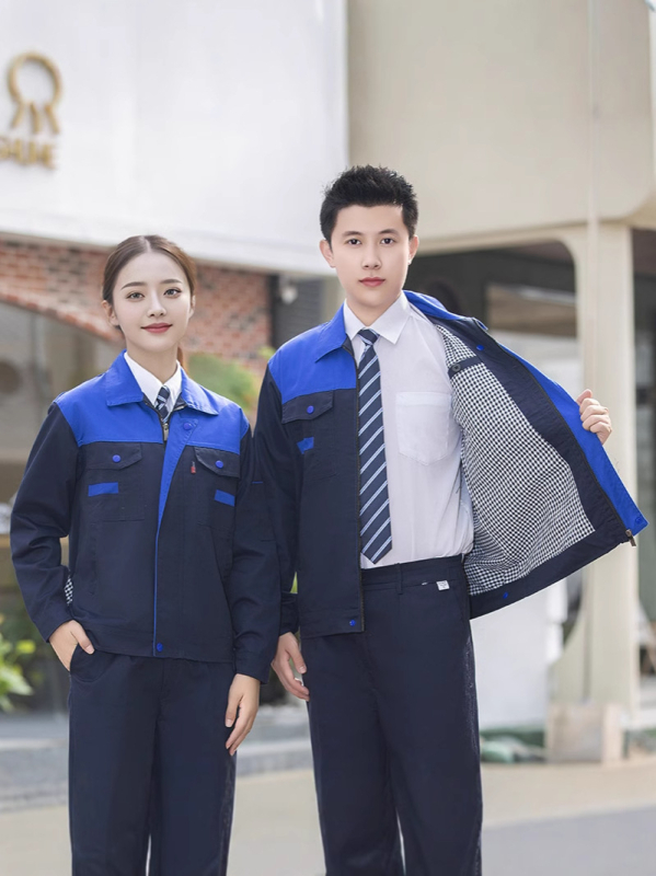 Vyriskas medvilninės darbo kombinezonas - dvigubo sluoksnio, storas, priešgaisrinis suvirinimui, gamykla (Sudėtis: 100% medvilnė; Funkcija: priešgaisrinis; Panaudojimas: suvirinimas, mašinų remontas; Kategorija: darbo apranga)