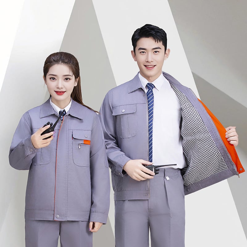 Vyriskas medvilninės darbo kombinezonas - dvigubo sluoksnio, storas, priešgaisrinis suvirinimui, gamykla (Sudėtis: 100% medvilnė; Funkcija: priešgaisrinis; Panaudojimas: suvirinimas, mašinų remontas; Kategorija: darbo apranga)