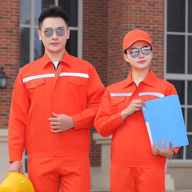 Vyriskas medvilninės darbo kombinezonas - dvigubo sluoksnio, storas, priešgaisrinis suvirinimui, gamykla (Sudėtis: 100% medvilnė; Funkcija: priešgaisrinis; Panaudojimas: suvirinimas, mašinų remontas; Kategorija: darbo apranga)