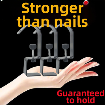 Metalinė kabykla prie stalo krašto, vieno kabliuko, lengvas prabangos stilius, apkrova virš 30 kg