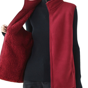 Chenille liemenė su polo apykakle, įprastas kirpimas, Spandex iki 30%, pavasaris 2025