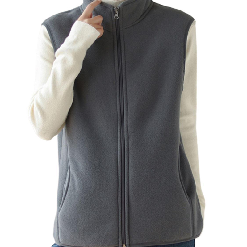 Chenille liemenė su polo apykakle, įprastas kirpimas, Spandex iki 30%, pavasaris 2025