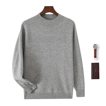 Пуловер 100% вълна, кръгло деколте, дълги ръкави, дебела плетка, без гладене