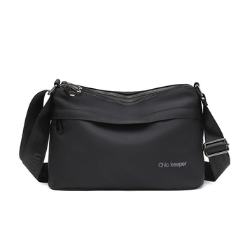 Geantă crossbody pentru bărbați - Oxford, impermeabilă, model geometric, căptușeală poliester, brand Yanyu, stil de călătorie relaxat