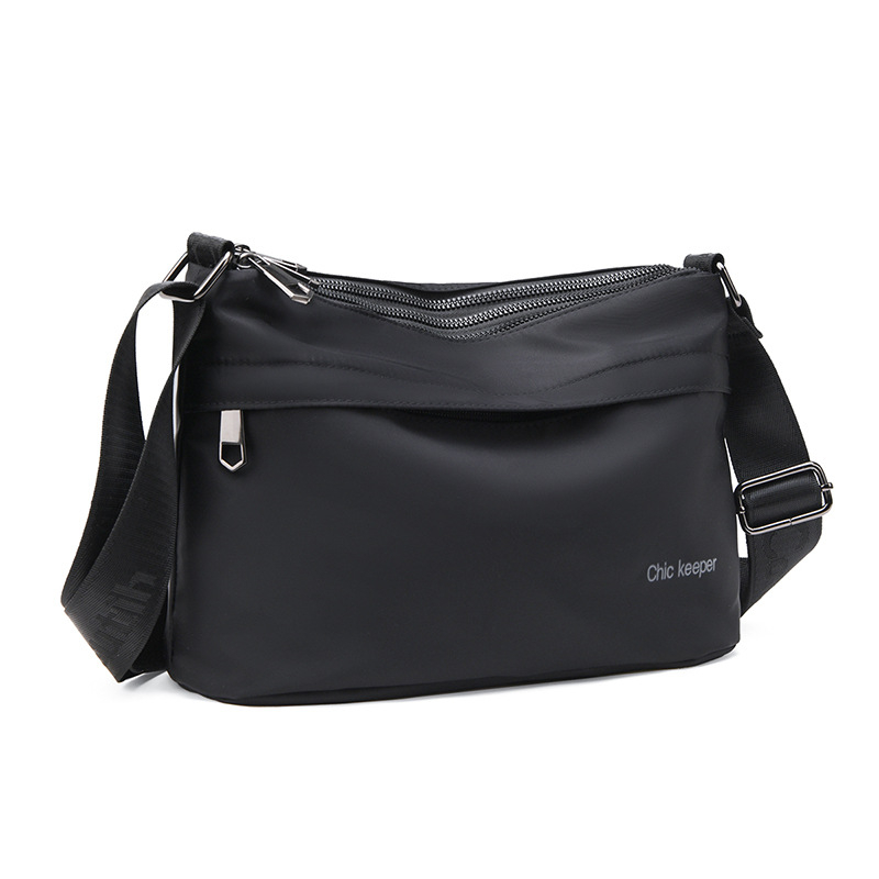 Geantă crossbody pentru bărbați - Oxford, impermeabilă, model geometric, căptușeală poliester, brand Yanyu, stil de călătorie relaxat