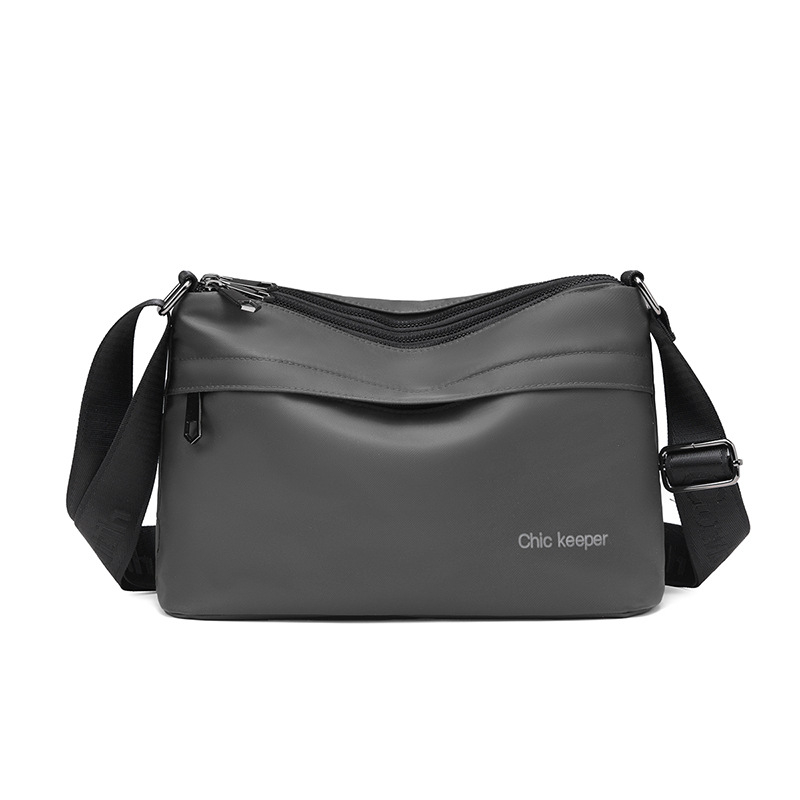 Geantă crossbody pentru bărbați - Oxford, impermeabilă, model geometric, căptușeală poliester, brand Yanyu, stil de călătorie relaxat
