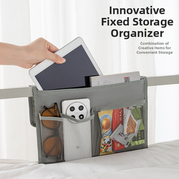 Pakabinamas audinių laikymo organizatorius, kubo formos, nepluoštinis audinys, kvėpuojantis, vidaus naudojimui bendrabutyje, šiuolaikiškas minimalistinis stilius.