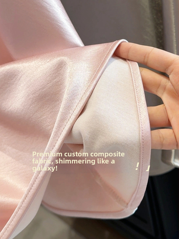 Merineitsi seelik satiinist, pikk, sügis 2025, jaapani-korea vabaajastiil