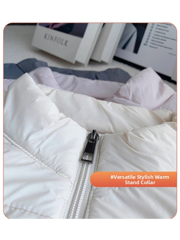 Moteriška liemenė su V kaklu, nailono audinys, poliesterio-pamuko užpildas, žiema 2025, kasdienis stilius