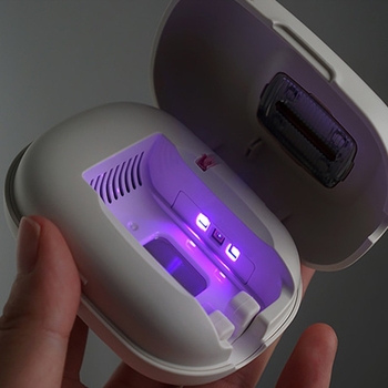 UV-C dezinfekcija dantų šepetėlių sterilizatorius, sieninis laikiklis, džiovinimo funkcija, galia 5W, modelis STB-031