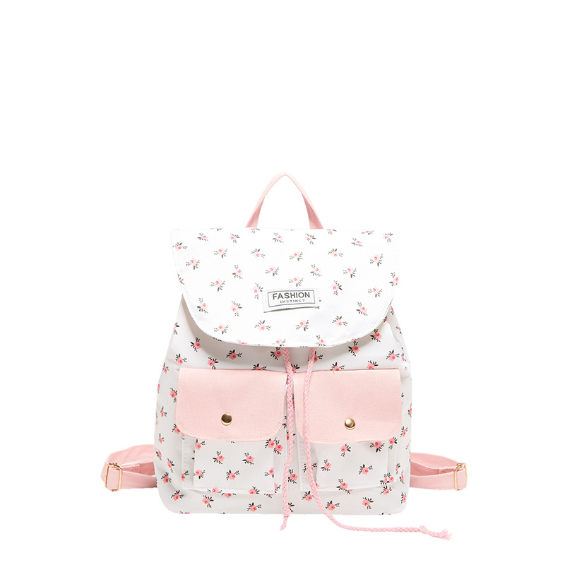 Rucsac cu capacitate mare, în stil street fashion, din material textil, căptușeală poliester, închidere cu capac, buzunar intern pentru telefon, design exterior tridimensional, rezistent la uzură, Vara 2025