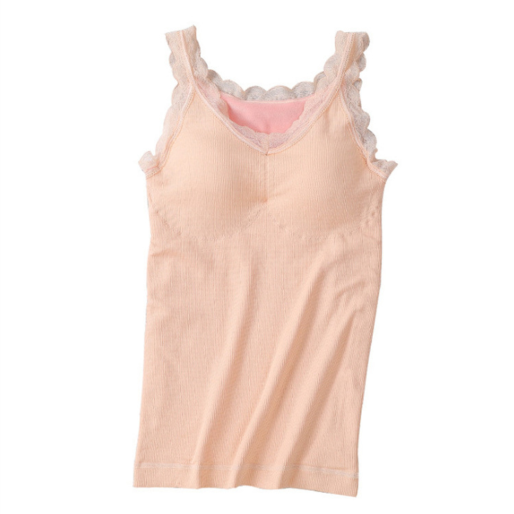 Naiste nailonist soe vest veluurvoodriga, õmblusteta, kahekordne kiht, V-kaelus, sobib aluskihiks või väline rõivas