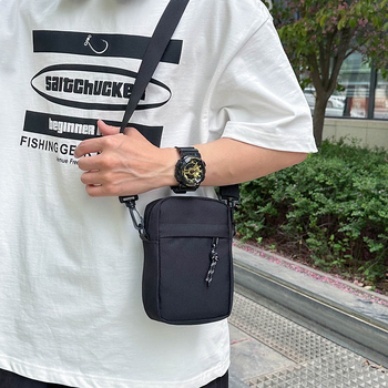 Vīriešu pleca soma, ielu modes stilā, Oxford audums, ūdensizturīga, 8 collu klēpjdatoram