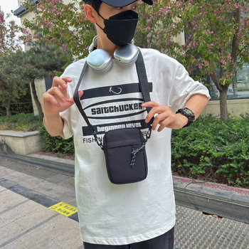 Vīriešu pleca soma, ielu modes stilā, Oxford audums, ūdensizturīga, 8 collu klēpjdatoram