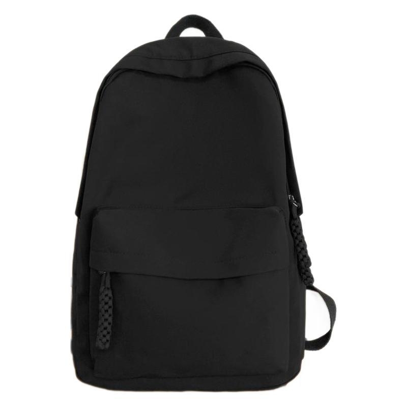 Uniszex iskolai nejlon hátizsák (20–35 L kapacitás, 8 hüvelykes laptop kompatibil, légpárnás vállpántok)