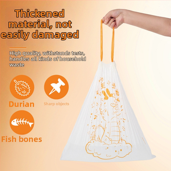 Joyful Trinity PE paksendatud tõmbe-kinnitusega prügikotid koduseks kasutamiseks, 90 tk, ühekordsed