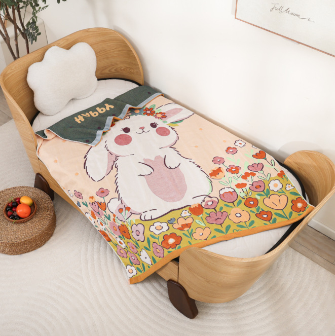 Kūdikių marlé antklodė su karikatūros panda raštu, Jacquard audinys, 500 g ir daugiau