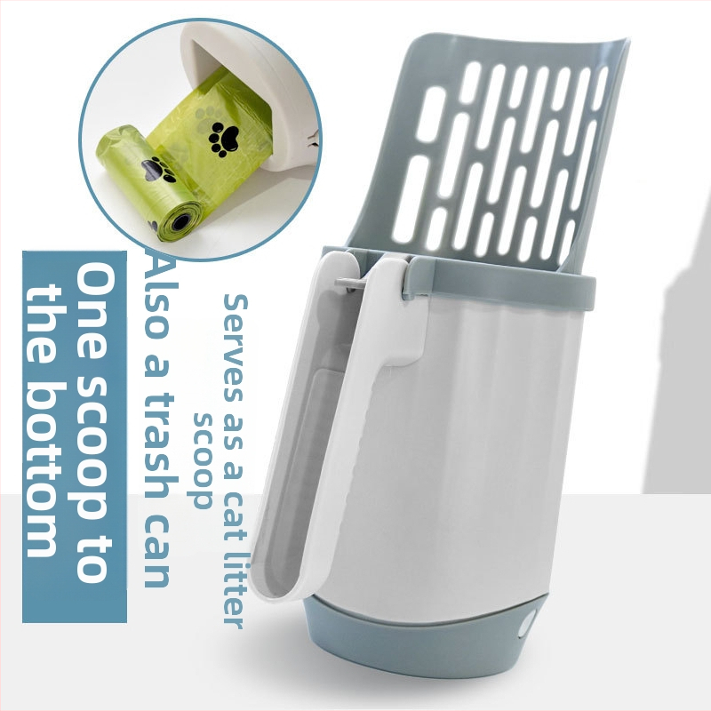 Bobin integrētā kaķu smilšu lāpstiņu komplekts, PP materiāls, kaķiem