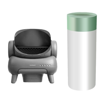 Išmanios katės tualeto atliekų maišas – sutirštintas PE, raišteliu užsegamas, tinkamas naminiams gyvūnėliams ir išmaniosioms dėžėms