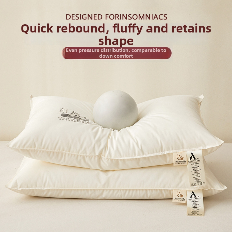 Pareizā taisnstūra gultas kodols no poliestera šķiedras pieaugušajiem, kakla skriemeļu atbalsts, miega palīdzība, audums 100% poliester, pildījums poliester