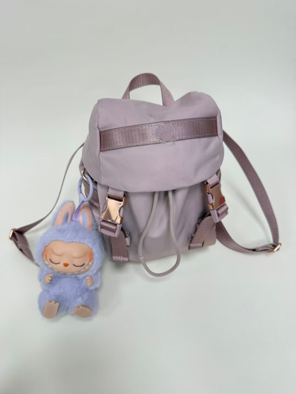 Női hátizsák – könnyű nylon, szabadidős utazási stílus mindennapi használatra (Kapacitás: <20L; Anyag: Nylon; Funkció: Ultra könnyű; Mintázat: Egyszínű)