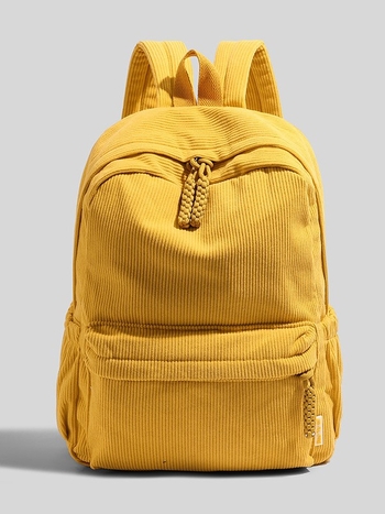 Corduroy uniszex hátizsák 15 colos laptophoz, városi letisztult stílus, légpárnás vállpánt