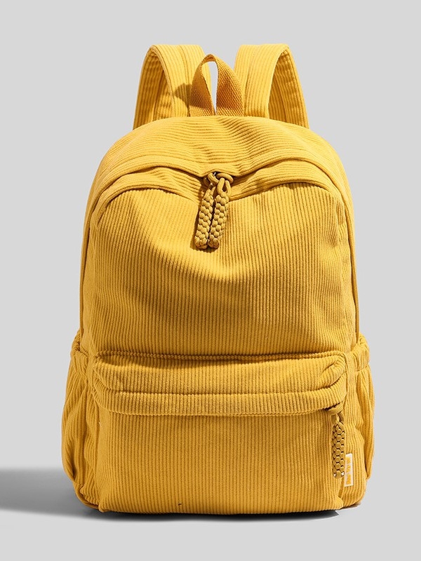 Corduroy uniszex hátizsák 15 colos laptophoz, városi letisztult stílus, légpárnás vállpánt